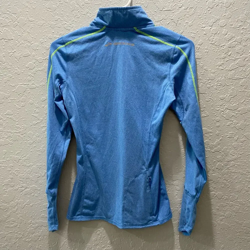 Brooks Blue Equilibrium Technology Pullover Sweater Size XS